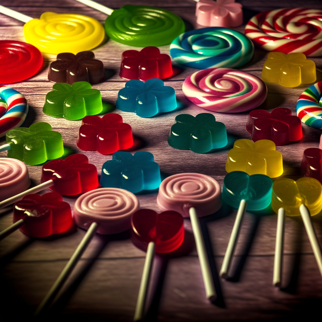 Assorted Lollipops Magic Mix: On a Stick and Without