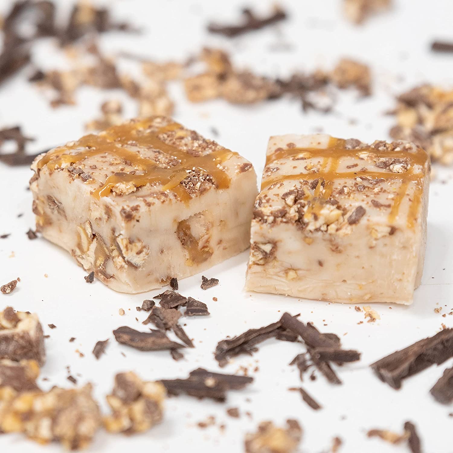 Luxury Caramel Vanilla Peanut Bars Valley Fudge